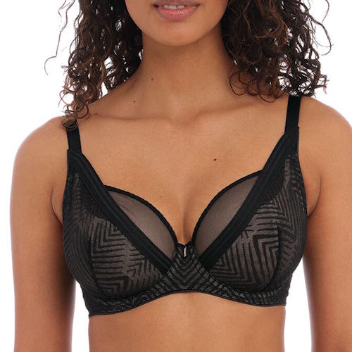 Freya Tailored black non-padded bra