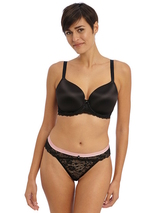 Freya Offbeat black padded bra