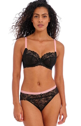 Freya Offbeat black non-padded bra