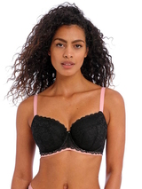 Freya Offbeat black padded bra