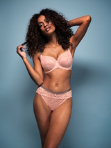 Freya Offbeat pink non-padded bra