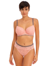 Freya Offbeat pink padded bra