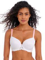 Freya Offbeat white padded bra