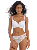 Freya Offbeat white padded bra