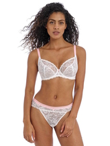 Freya Offbeat white non-padded bra