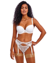 Freya Fascinate white suspender