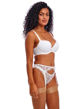 Freya Fascinate white suspender