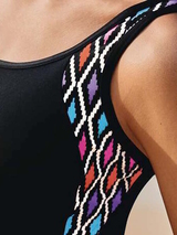 Anita Swimwear Krabi black/multicolor prosthetic swimwear