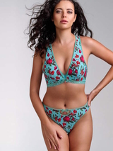 Marlies Dekkers Forbidden Fruit blue/print push up bra