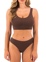 Fantasie Smoothease brown non-padded bra