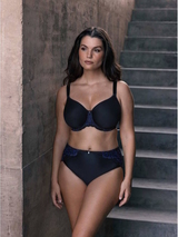 Fantasie Emmaline black/blue padded bra