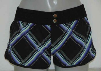 Shiwi Plaid Black/Purple Beach Short Shiwi Plaid Black/Purple Beach Short