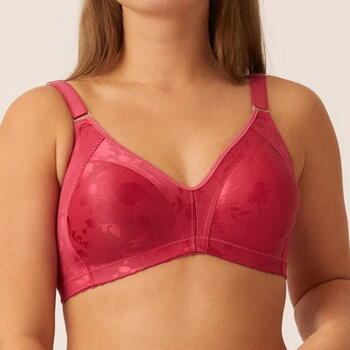 Naturana Minimizer Poppy Red Wireless Bra Naturana Minimizer Poppy Red Wireless Bra