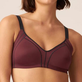 Naturana Minimizer Bordeaux Wireless Bra Naturana Minimizer Bordeaux Wireless Bra